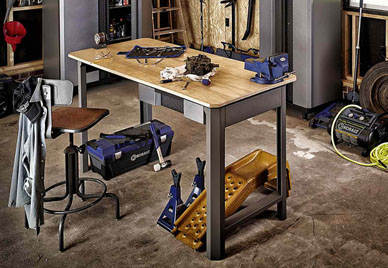 Kobalt stainless steel workbench